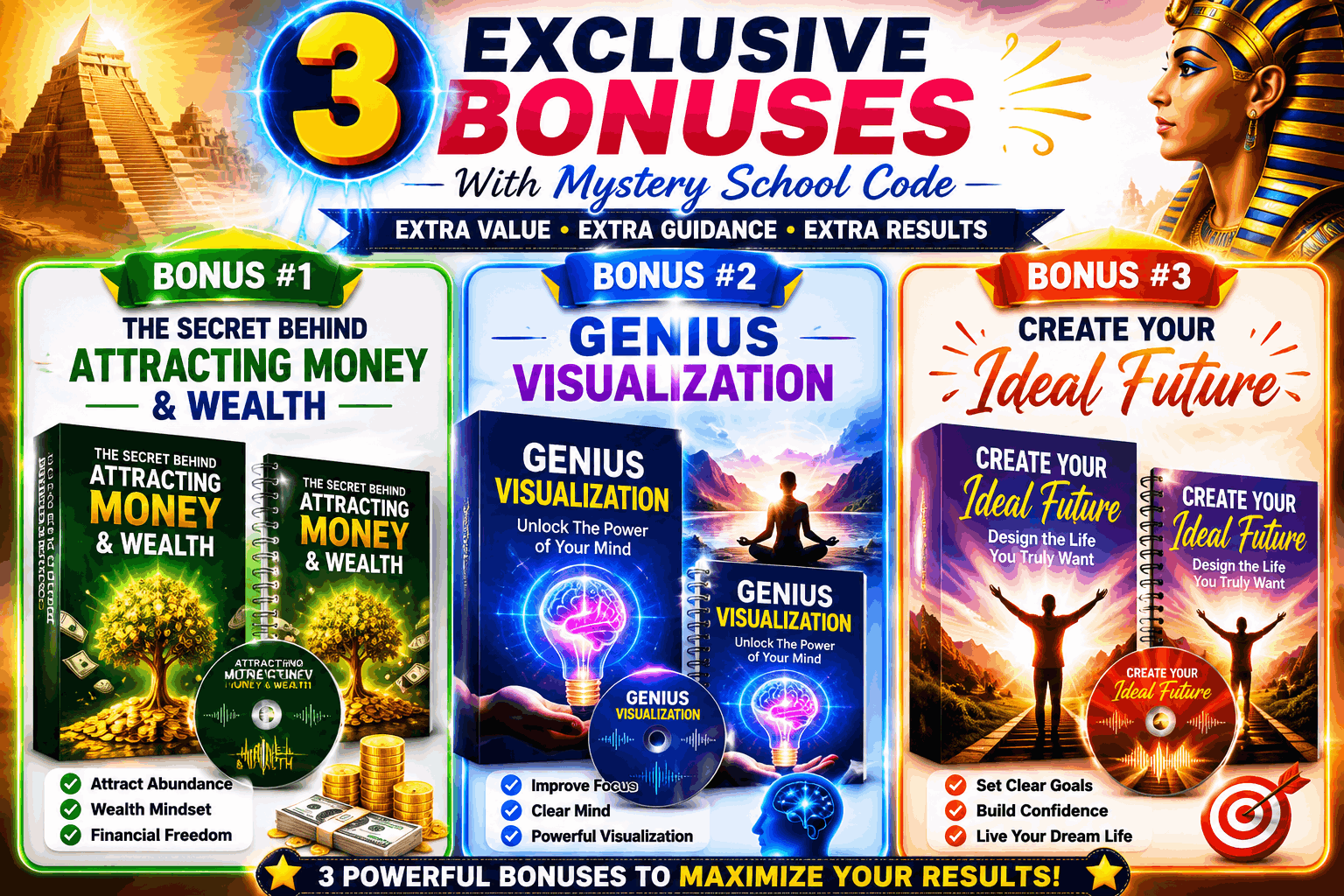 Mystery School Code Bonuses